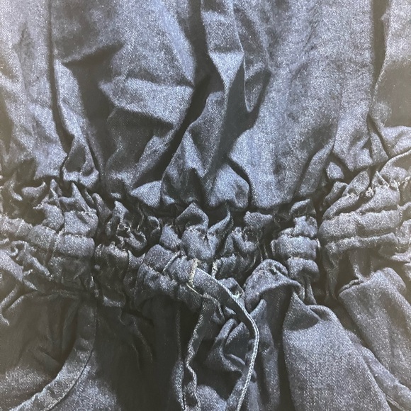 Boom Boom Dark Wash Denim Halter Romper.  New with tags.  Size-M - Picture 4 of 7